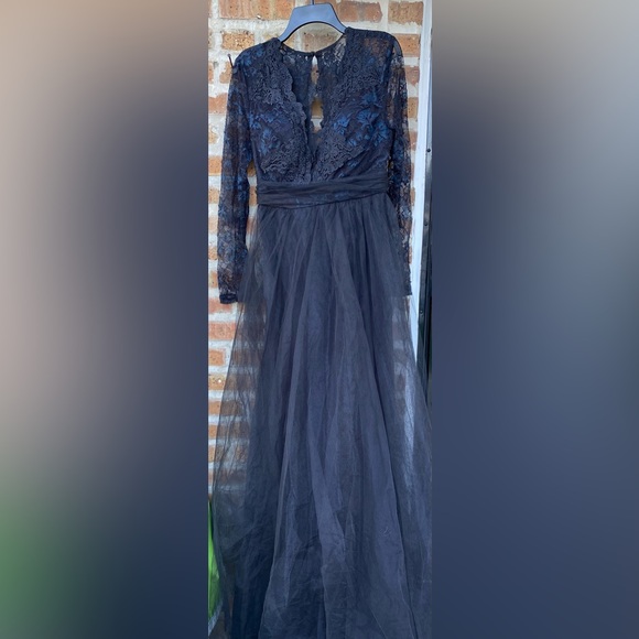 SHEIN Belle Elegant Black Dress - Picture 2 of 6